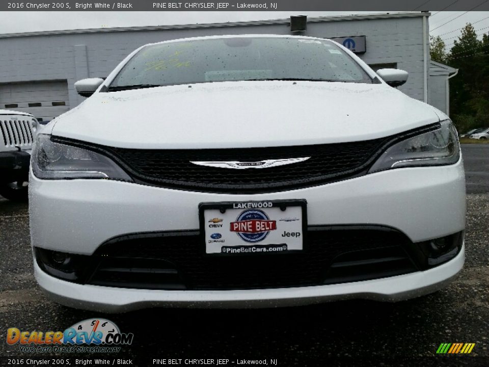 2016 Chrysler 200 S Bright White / Black Photo #2