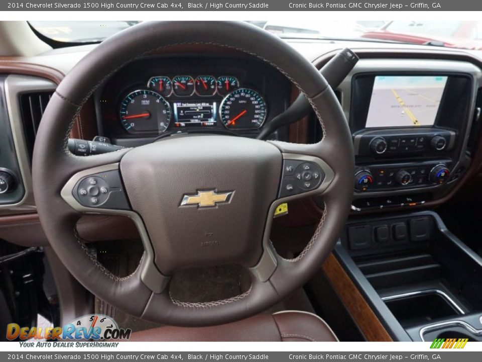 2014 Chevrolet Silverado 1500 High Country Crew Cab 4x4 Black / High Country Saddle Photo #10
