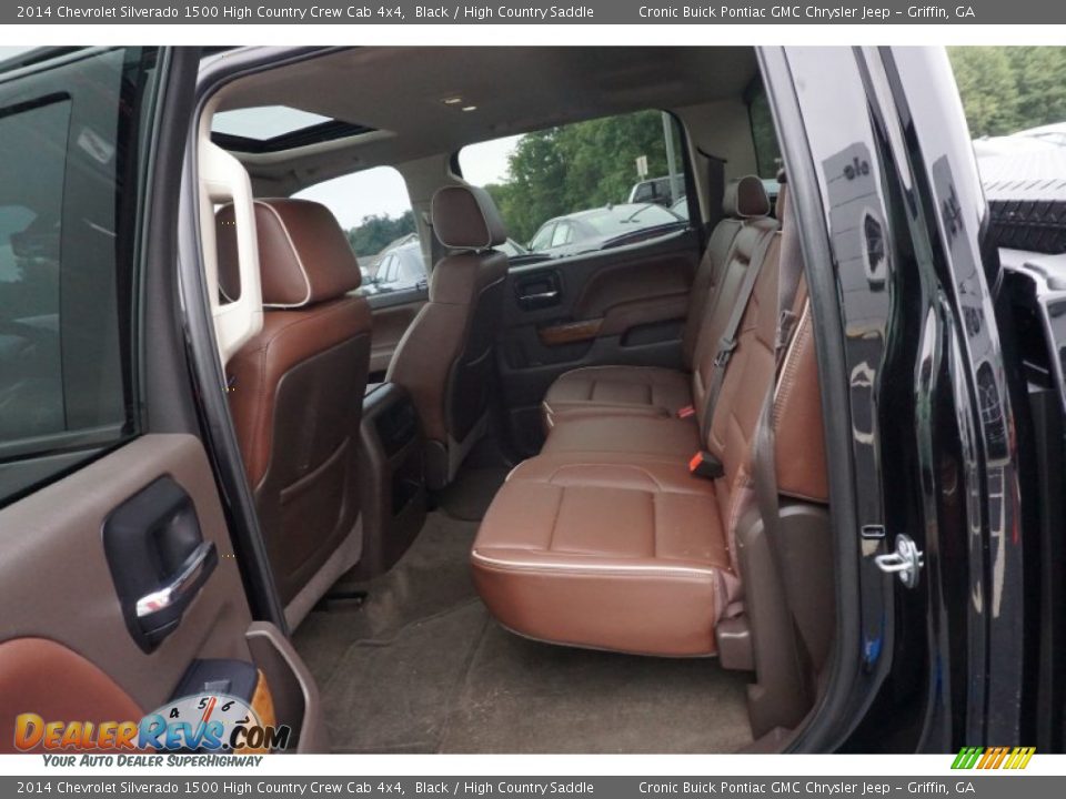 2014 Chevrolet Silverado 1500 High Country Crew Cab 4x4 Black / High Country Saddle Photo #14