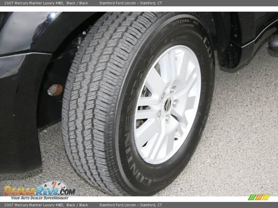 2007 Mercury Mariner Luxury 4WD Black / Black Photo #16