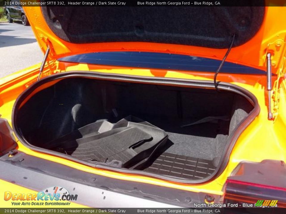 2014 Dodge Challenger SRT8 392 Header Orange / Dark Slate Gray Photo #22