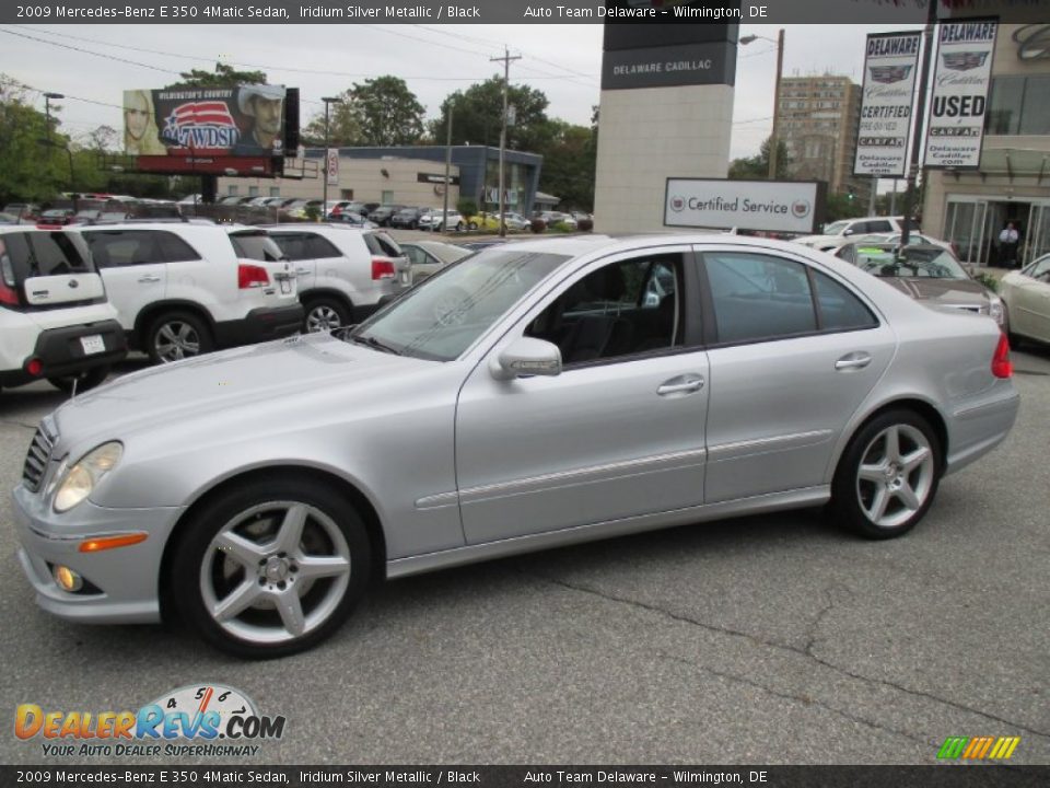 2009 Mercedes-Benz E 350 4Matic Sedan Iridium Silver Metallic / Black Photo #3