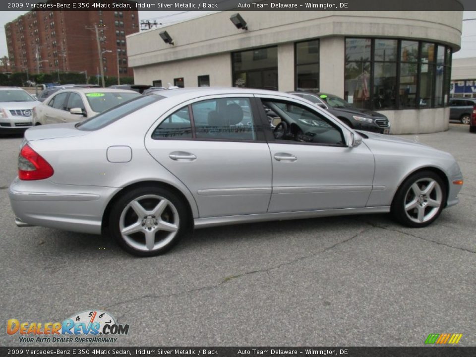 2009 Mercedes-Benz E 350 4Matic Sedan Iridium Silver Metallic / Black Photo #7