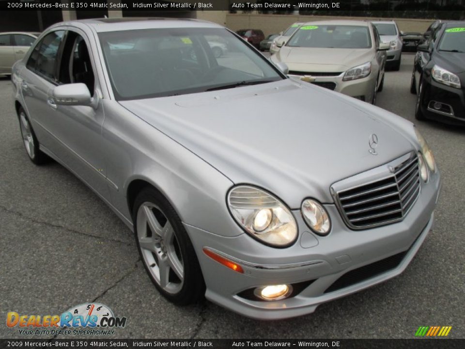 2009 Mercedes-Benz E 350 4Matic Sedan Iridium Silver Metallic / Black Photo #8