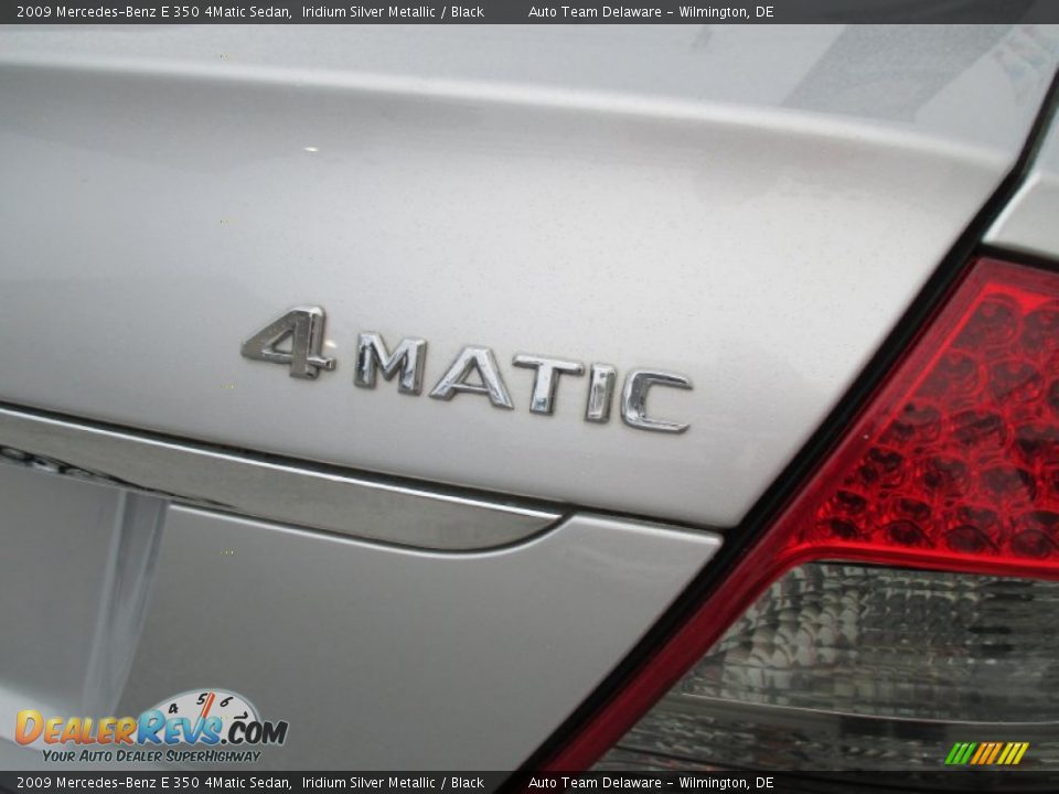 2009 Mercedes-Benz E 350 4Matic Sedan Iridium Silver Metallic / Black Photo #29