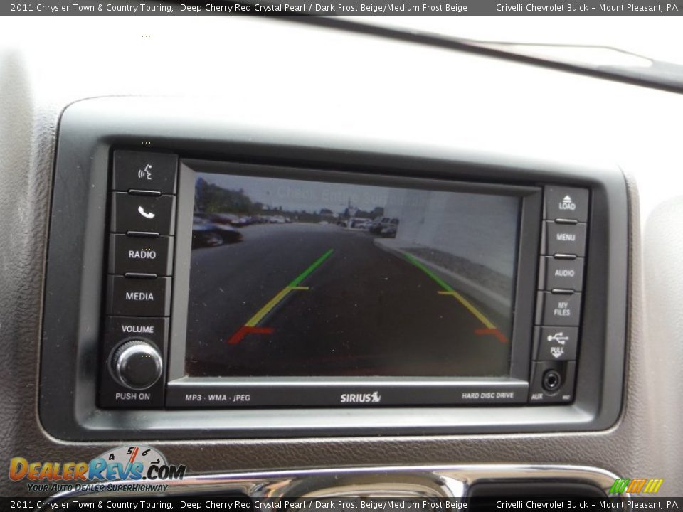 2011 Chrysler Town & Country Touring Deep Cherry Red Crystal Pearl / Dark Frost Beige/Medium Frost Beige Photo #20