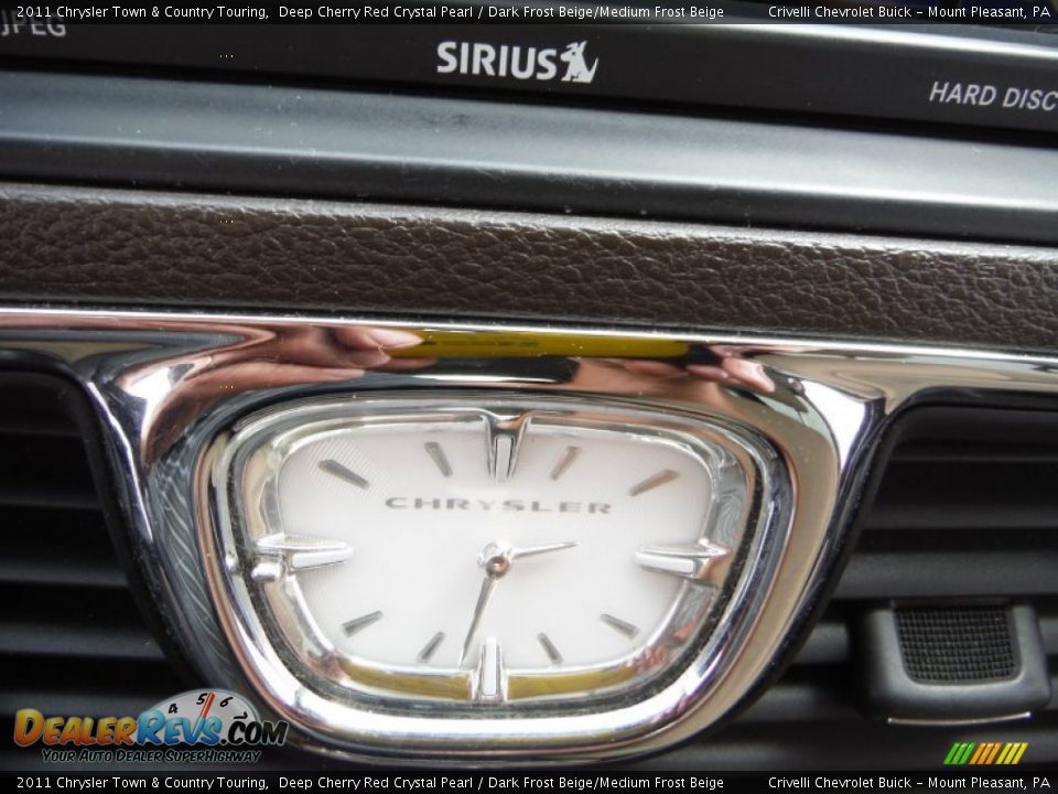 2011 Chrysler Town & Country Touring Deep Cherry Red Crystal Pearl / Dark Frost Beige/Medium Frost Beige Photo #22