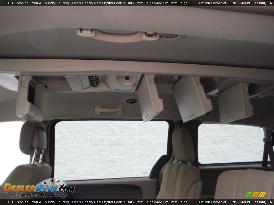 2011 Chrysler Town & Country Touring Deep Cherry Red Crystal Pearl / Dark Frost Beige/Medium Frost Beige Photo #27