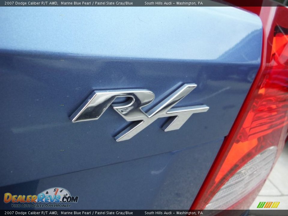 2007 Dodge Caliber R/T AWD Marine Blue Pearl / Pastel Slate Gray/Blue Photo #15