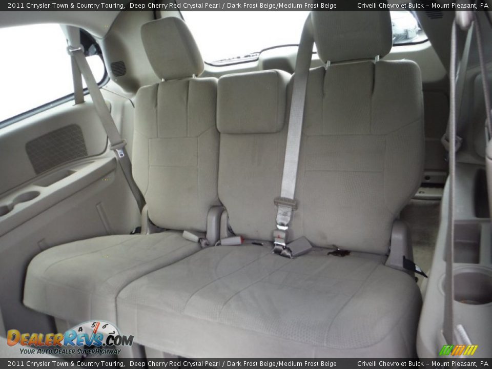 2011 Chrysler Town & Country Touring Deep Cherry Red Crystal Pearl / Dark Frost Beige/Medium Frost Beige Photo #29