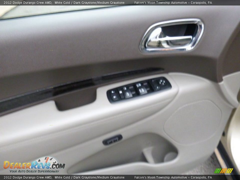 2012 Dodge Durango Crew AWD White Gold / Dark Graystone/Medium Graystone Photo #17