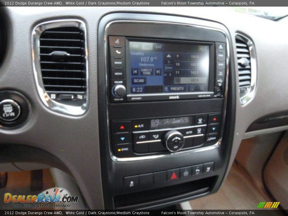 2012 Dodge Durango Crew AWD White Gold / Dark Graystone/Medium Graystone Photo #21