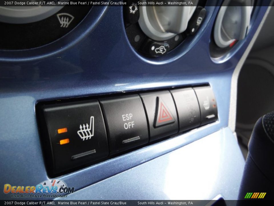 2007 Dodge Caliber R/T AWD Marine Blue Pearl / Pastel Slate Gray/Blue Photo #23