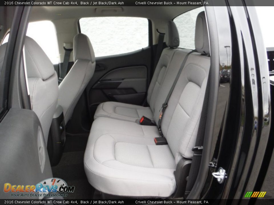 2016 Chevrolet Colorado WT Crew Cab 4x4 Black / Jet Black/Dark Ash Photo #17