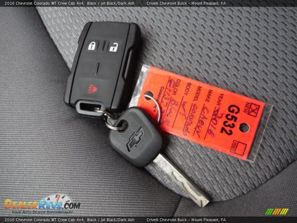 Keys of 2016 Chevrolet Colorado WT Crew Cab 4x4 Photo #19