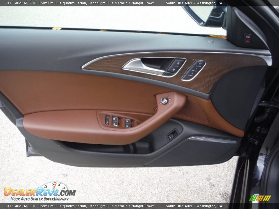 2015 Audi A6 2.0T Premium Plus quattro Sedan Moonlight Blue Metallic / Nougat Brown Photo #20