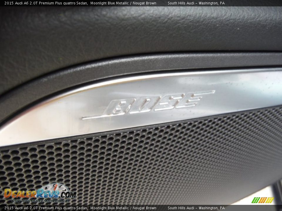 2015 Audi A6 2.0T Premium Plus quattro Sedan Moonlight Blue Metallic / Nougat Brown Photo #21