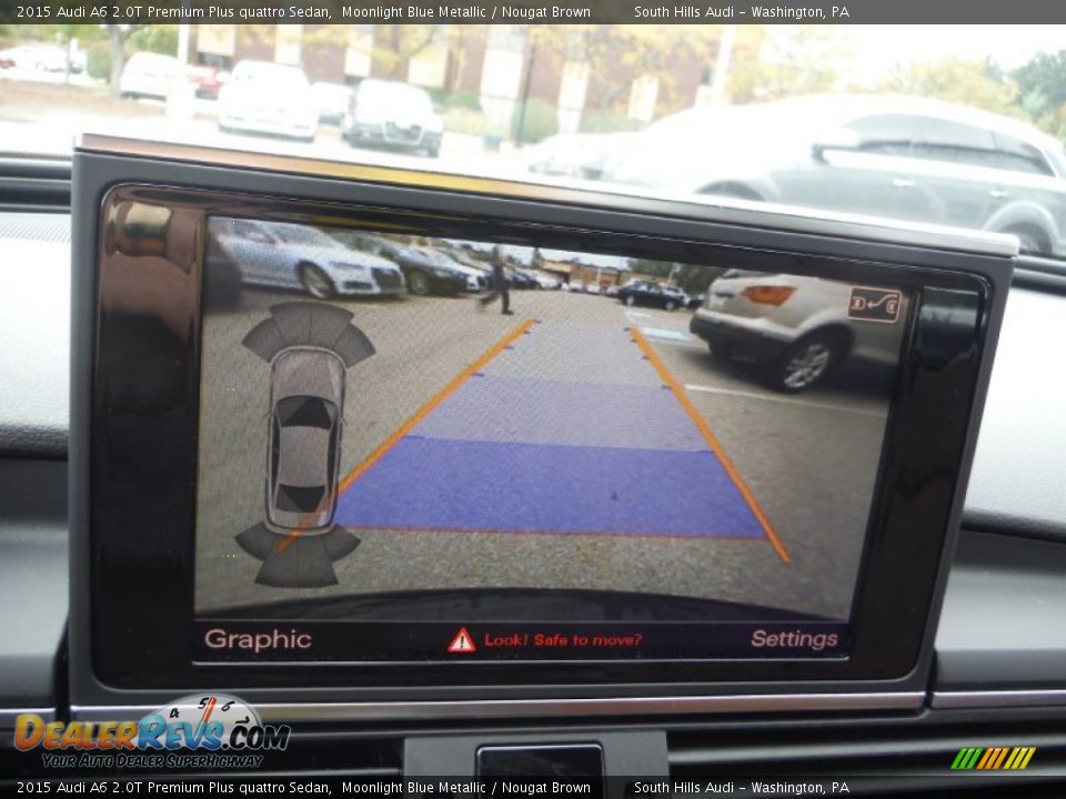 2015 Audi A6 2.0T Premium Plus quattro Sedan Moonlight Blue Metallic / Nougat Brown Photo #25
