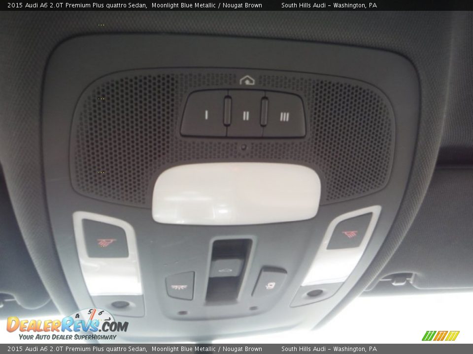 2015 Audi A6 2.0T Premium Plus quattro Sedan Moonlight Blue Metallic / Nougat Brown Photo #29