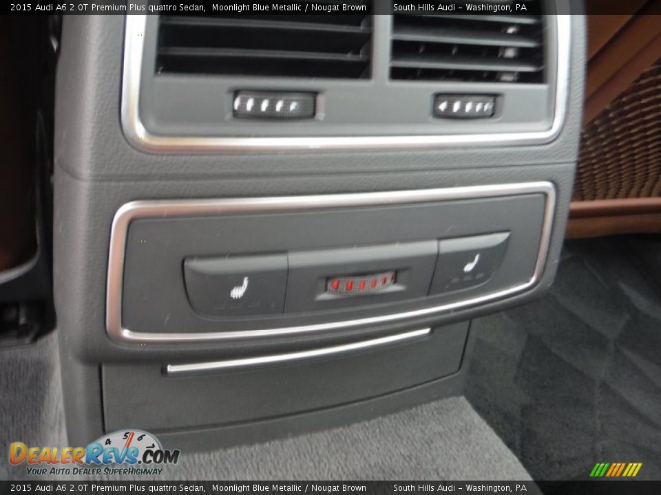 2015 Audi A6 2.0T Premium Plus quattro Sedan Moonlight Blue Metallic / Nougat Brown Photo #33