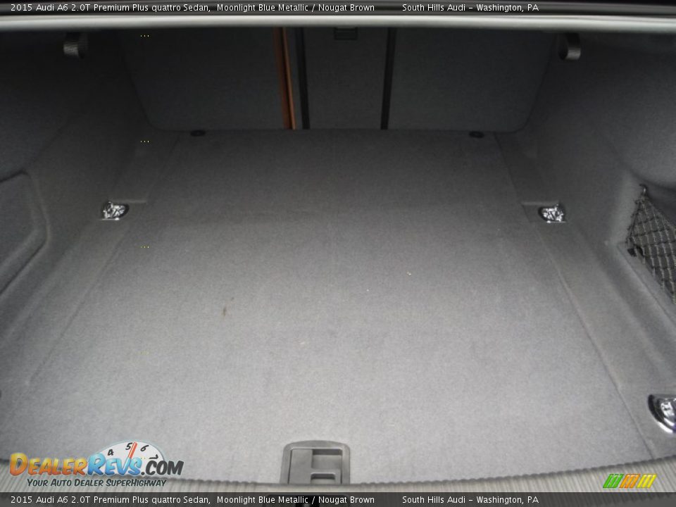 2015 Audi A6 2.0T Premium Plus quattro Sedan Moonlight Blue Metallic / Nougat Brown Photo #36
