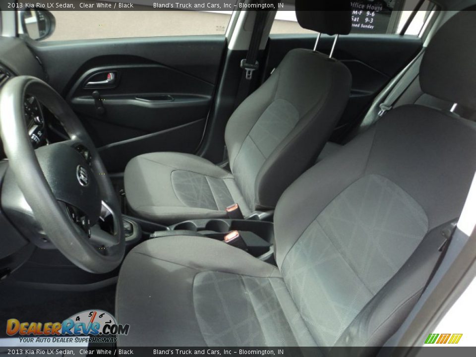 2013 Kia Rio LX Sedan Clear White / Black Photo #5