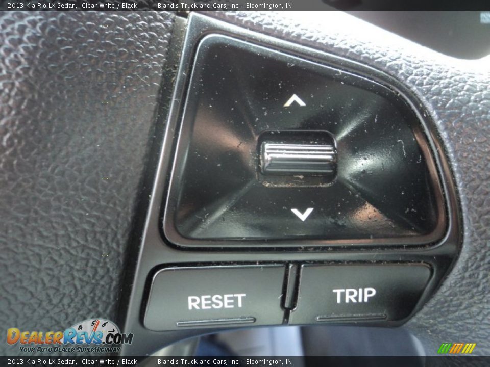 2013 Kia Rio LX Sedan Clear White / Black Photo #11