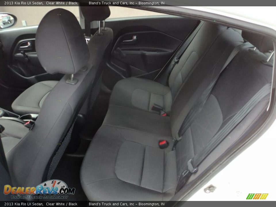 2013 Kia Rio LX Sedan Clear White / Black Photo #17