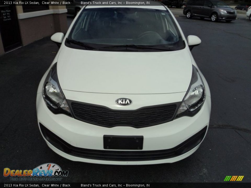 2013 Kia Rio LX Sedan Clear White / Black Photo #18