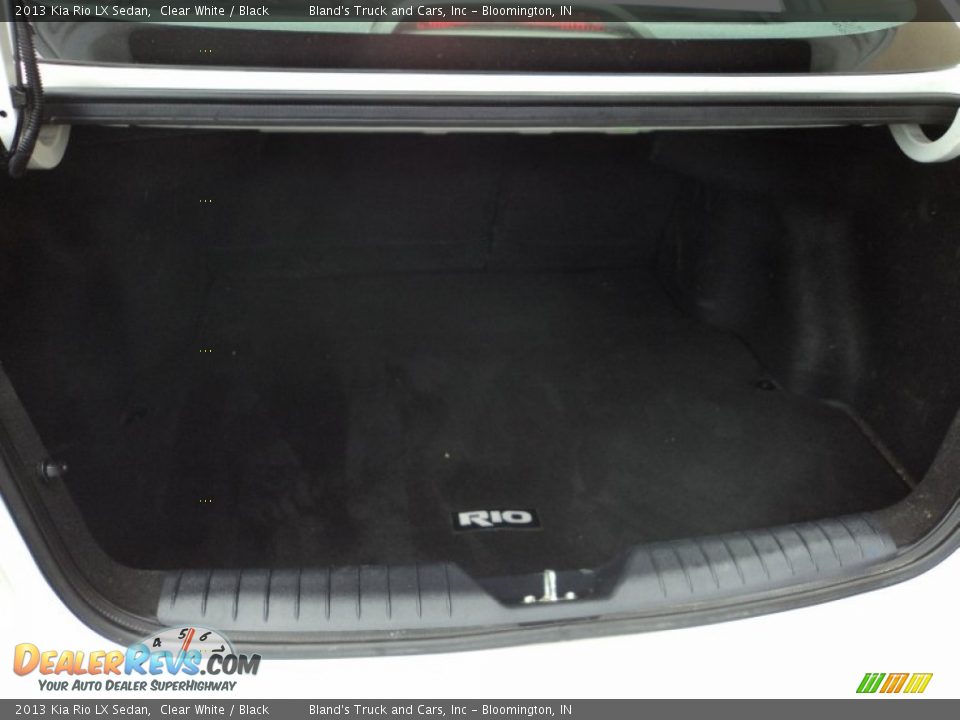 2013 Kia Rio LX Sedan Clear White / Black Photo #20
