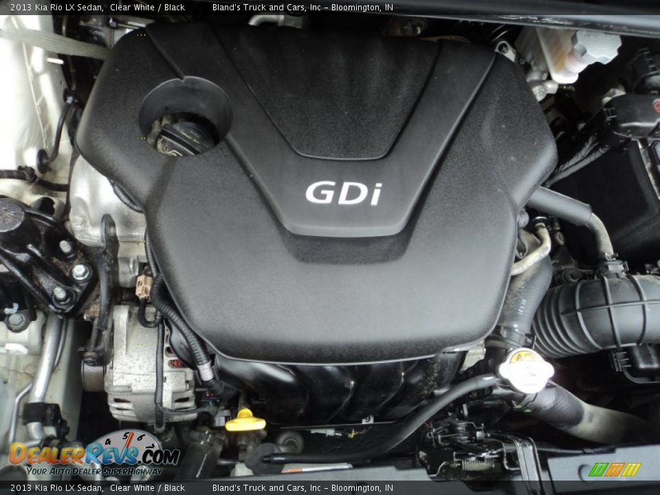 2013 Kia Rio LX Sedan Clear White / Black Photo #21