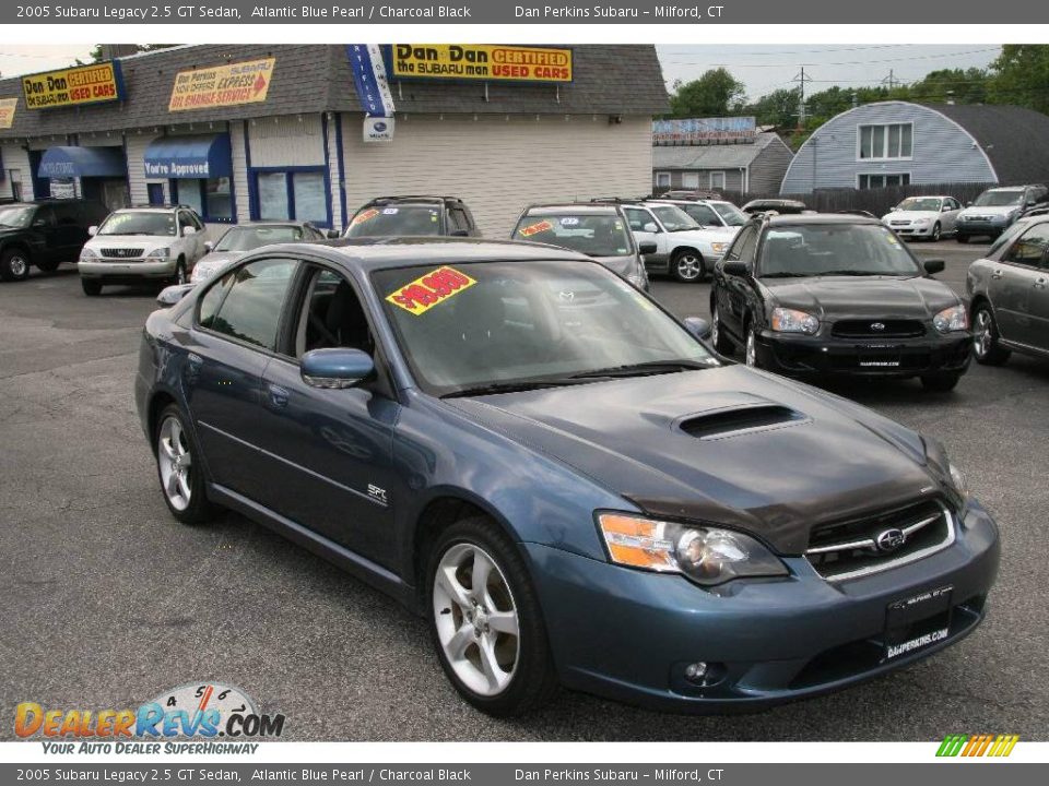 2005 Subaru Legacy 2.5 GT Sedan Atlantic Blue Pearl / Charcoal Black Photo #3
