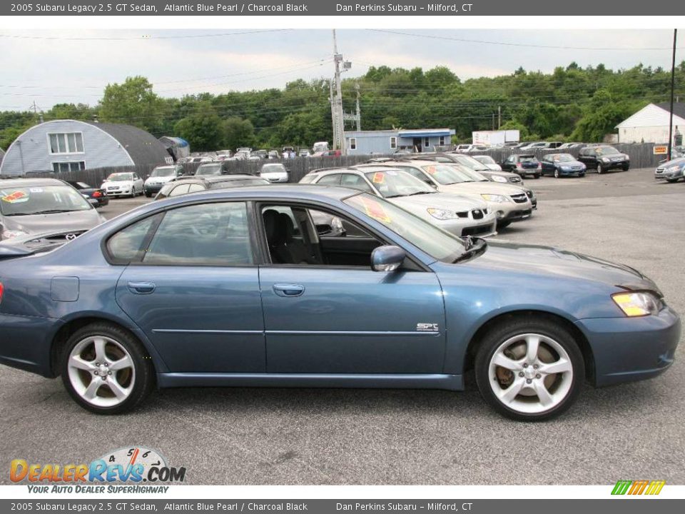 2005 Subaru Legacy 2.5 GT Sedan Atlantic Blue Pearl / Charcoal Black Photo #4