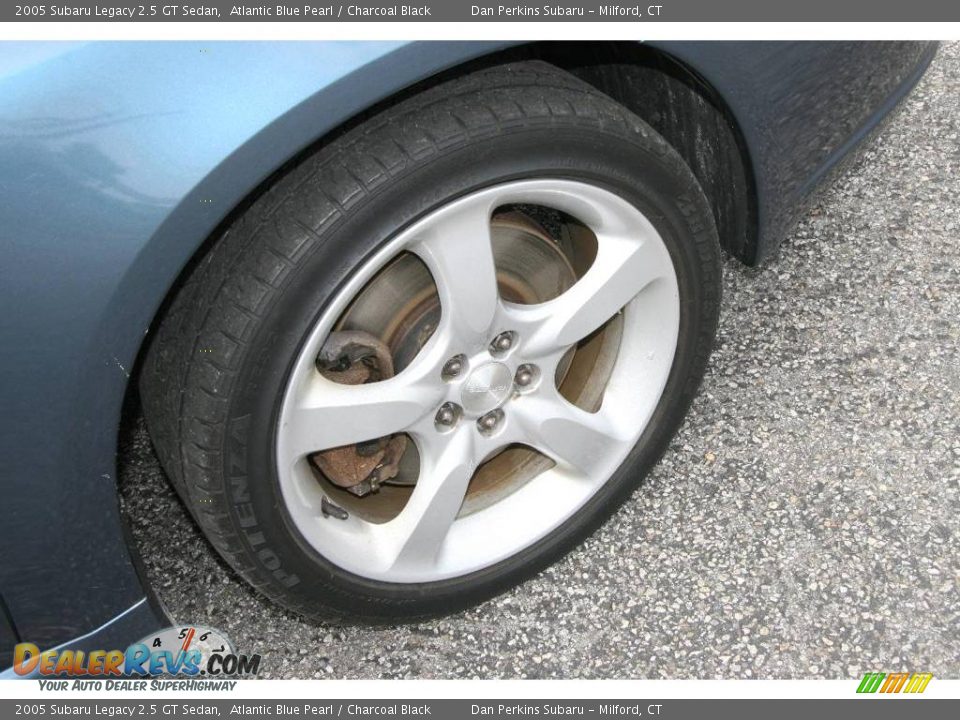 2005 Subaru Legacy 2.5 GT Sedan Atlantic Blue Pearl / Charcoal Black Photo #11