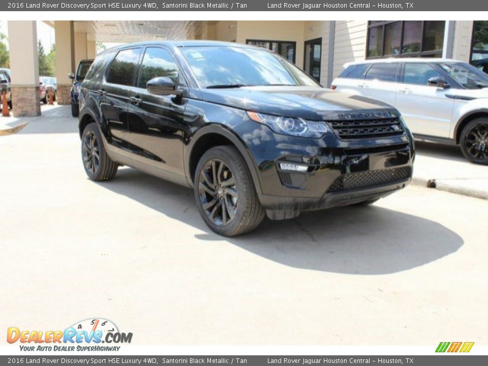 2016 Land Rover Discovery Sport HSE Luxury 4WD Santorini Black Metallic / Tan Photo #1