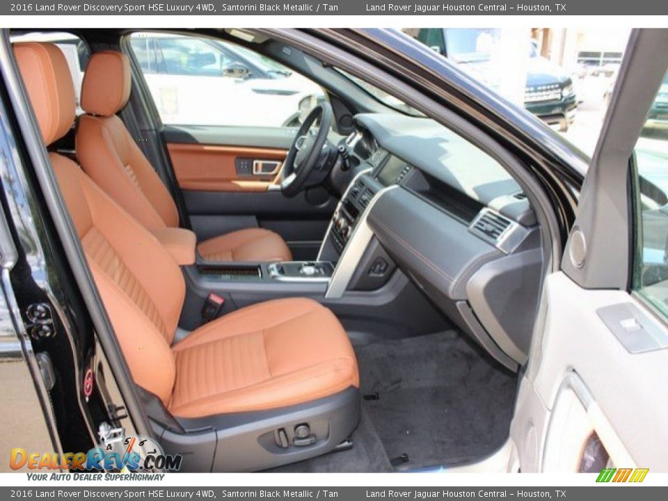 2016 Land Rover Discovery Sport HSE Luxury 4WD Santorini Black Metallic / Tan Photo #4