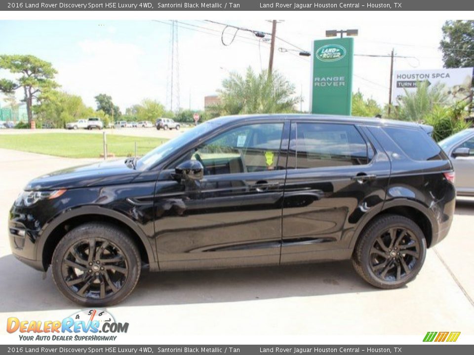 2016 Land Rover Discovery Sport HSE Luxury 4WD Santorini Black Metallic / Tan Photo #7