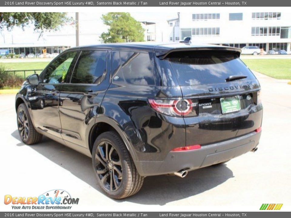2016 Land Rover Discovery Sport HSE Luxury 4WD Santorini Black Metallic / Tan Photo #8