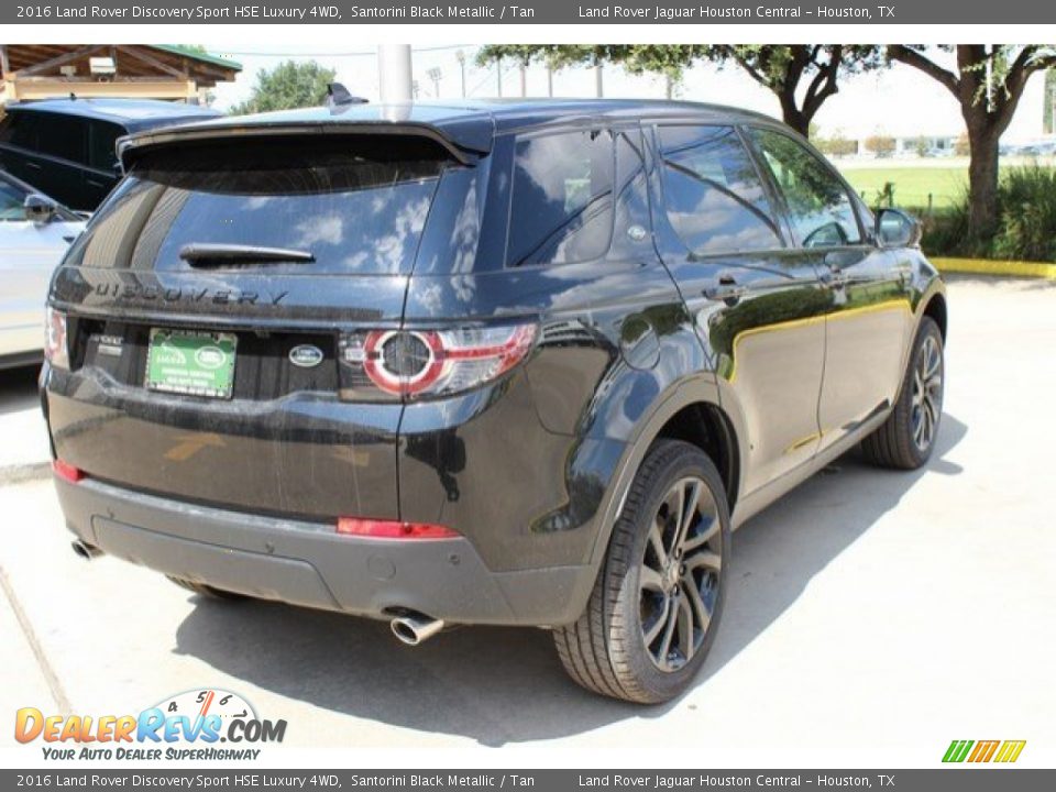 2016 Land Rover Discovery Sport HSE Luxury 4WD Santorini Black Metallic / Tan Photo #9