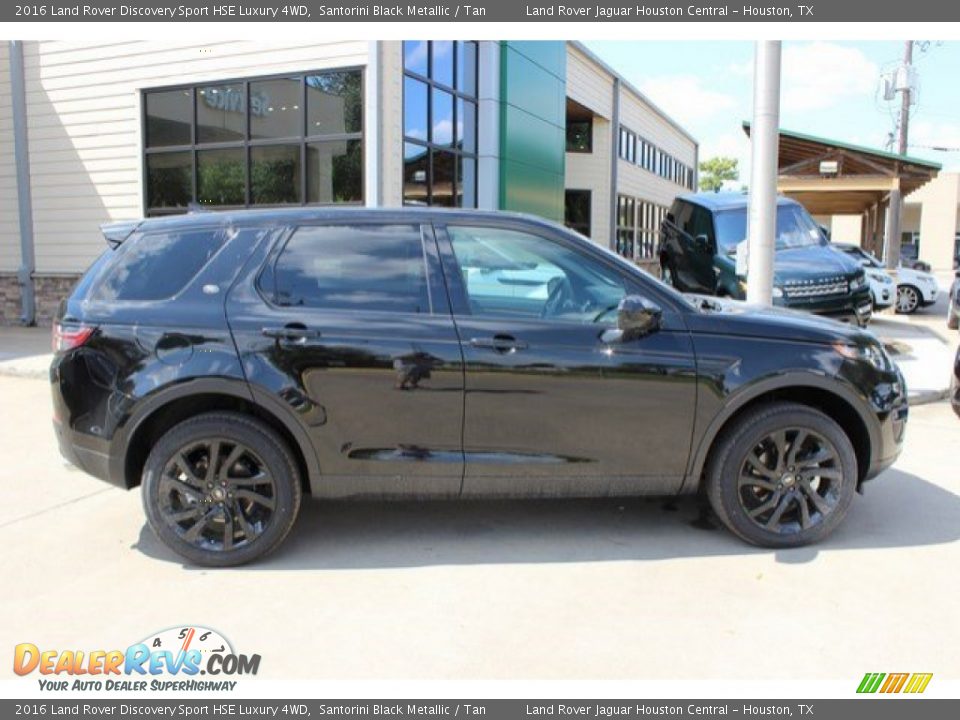 2016 Land Rover Discovery Sport HSE Luxury 4WD Santorini Black Metallic / Tan Photo #10