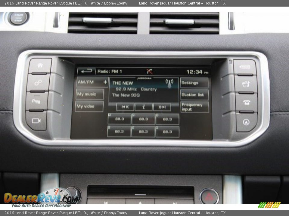 2016 Land Rover Range Rover Evoque HSE Fuji White / Ebony/Ebony Photo #15