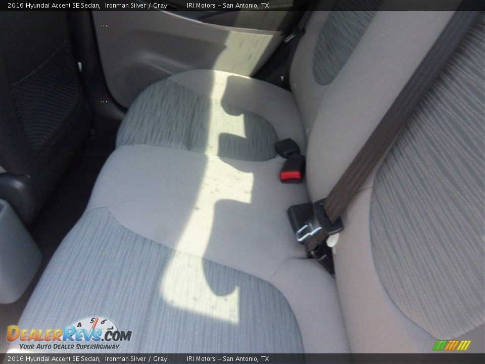 2016 Hyundai Accent SE Sedan Ironman Silver / Gray Photo #20