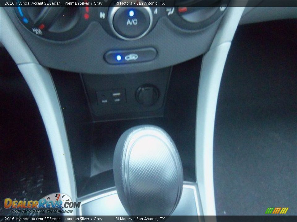 2016 Hyundai Accent SE Sedan Ironman Silver / Gray Photo #23