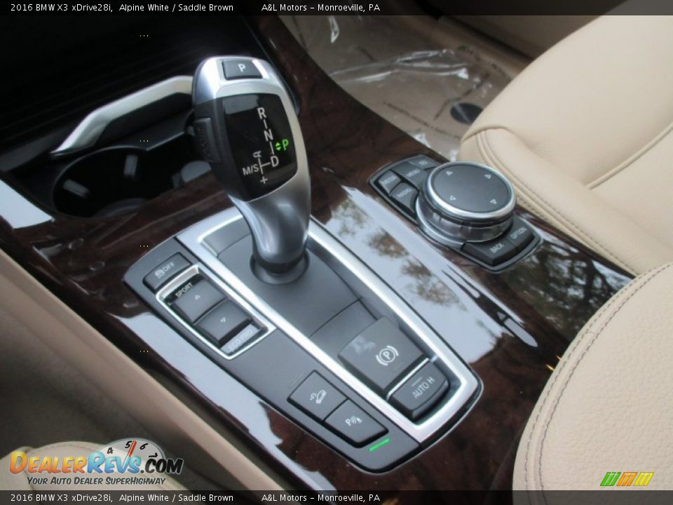 2016 BMW X3 xDrive28i Alpine White / Saddle Brown Photo #14