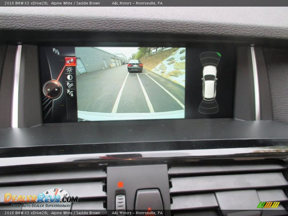 2016 BMW X3 xDrive28i Alpine White / Saddle Brown Photo #16