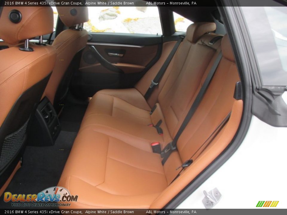 Rear Seat of 2016 BMW 4 Series 435i xDrive Gran Coupe Photo #12