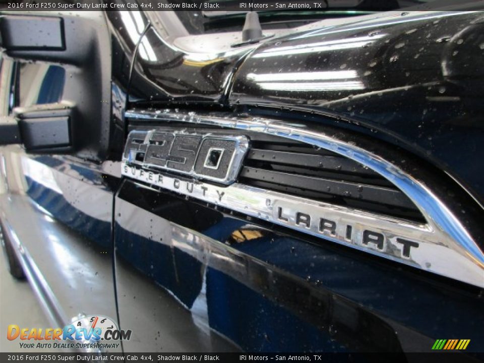2016 Ford F250 Super Duty Lariat Crew Cab 4x4 Shadow Black / Black Photo #6