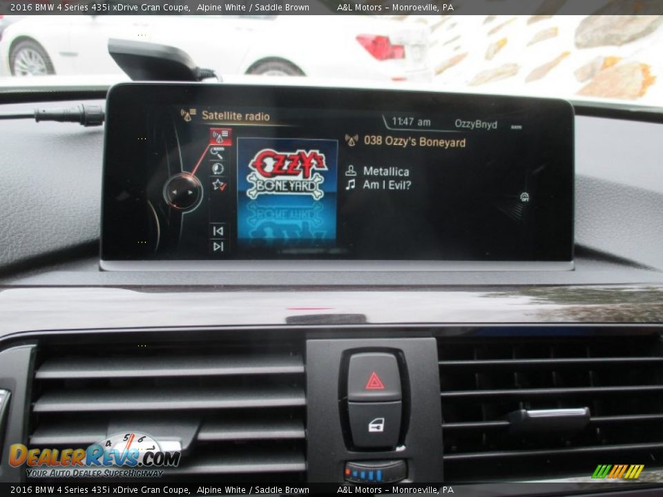2016 BMW 4 Series 435i xDrive Gran Coupe Alpine White / Saddle Brown Photo #14