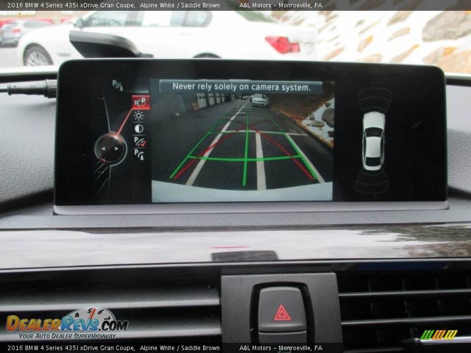2016 BMW 4 Series 435i xDrive Gran Coupe Alpine White / Saddle Brown Photo #17