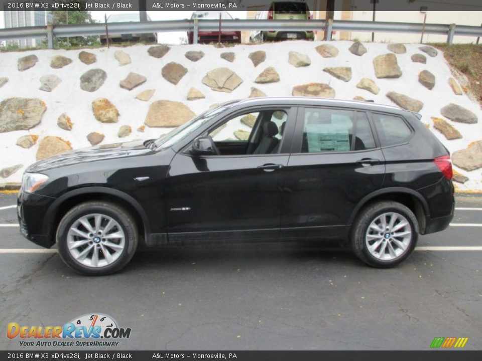 2016 BMW X3 xDrive28i Jet Black / Black Photo #2